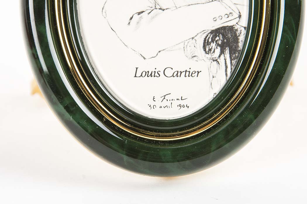 Les Must De Cartier Petite Malachite Picture Frame