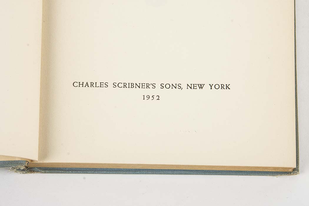 Hemingway "The Old Man and the Sea" First Printing, First Edition