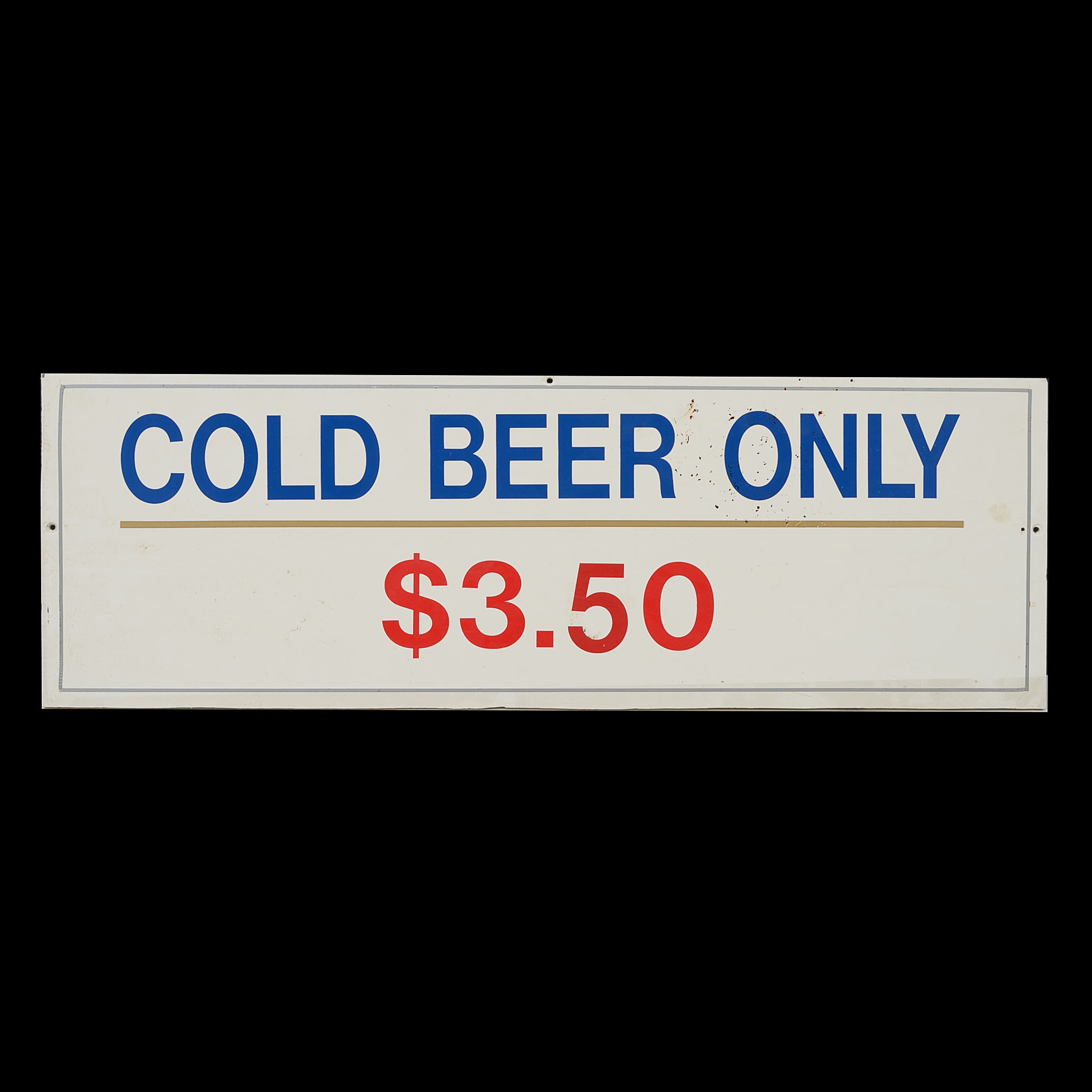Cincinnati Gardens "Cold Beer" Sign