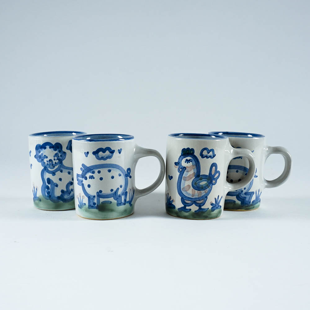 M.A. Hadley "Country" Coffee Cup Set