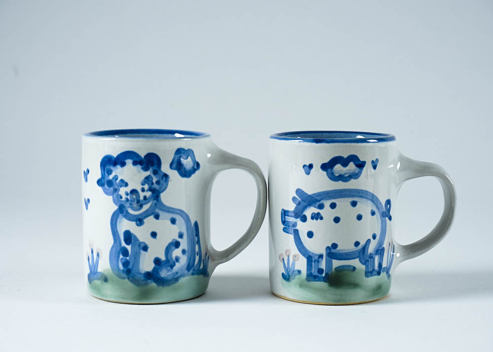 M.A. Hadley "Country" Coffee Cup Set