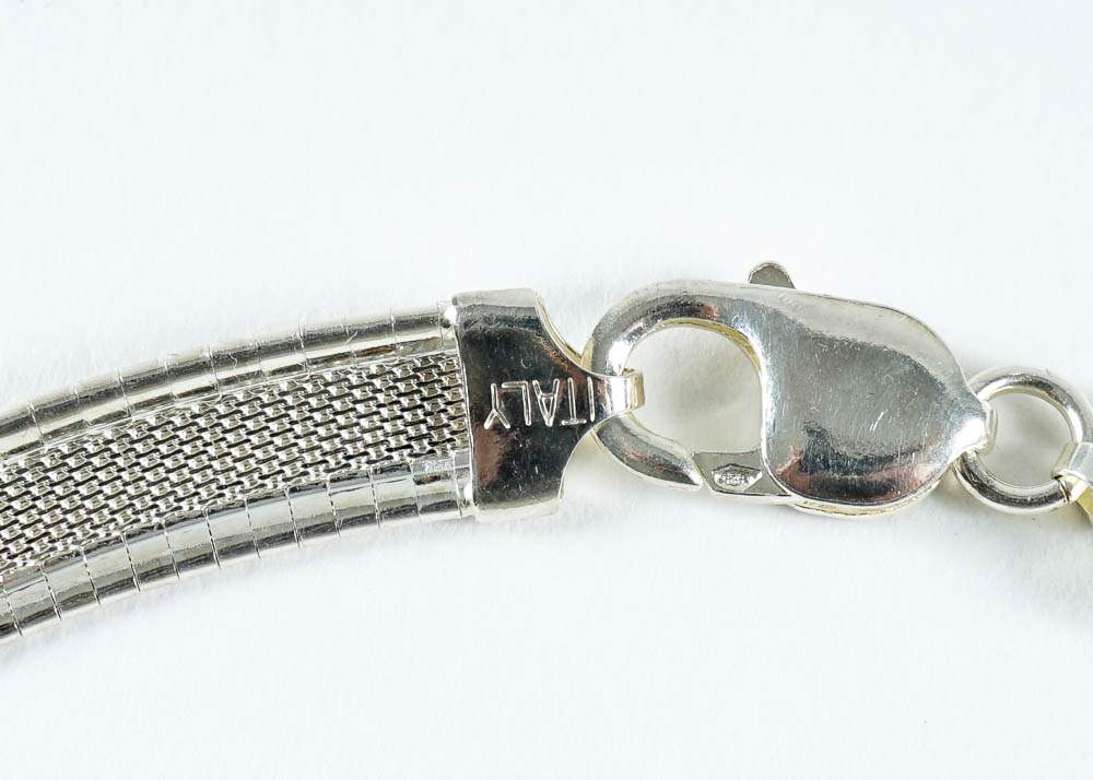 Sterling Silver Italian Necklace