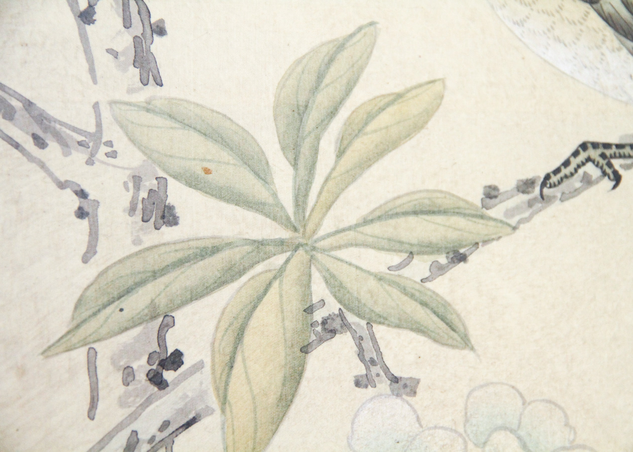 Hand Painted Gracie Watercolor Wallpaper Panels, Set of 4