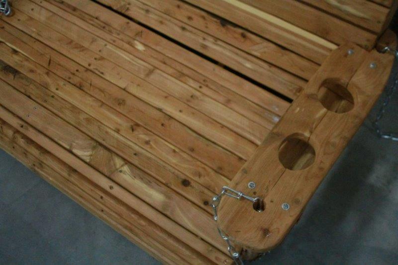 Custom Cedar Porch Swing