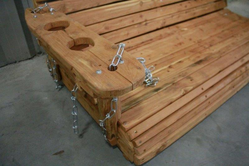 Custom Cedar Porch Swing