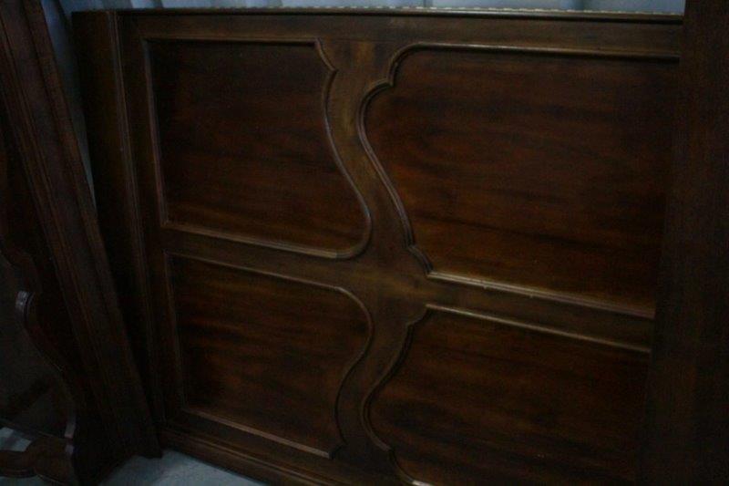 Late 20th Century Paneled King Size Bed Frame