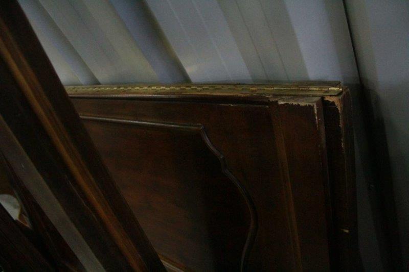 Late 20th Century Paneled King Size Bed Frame