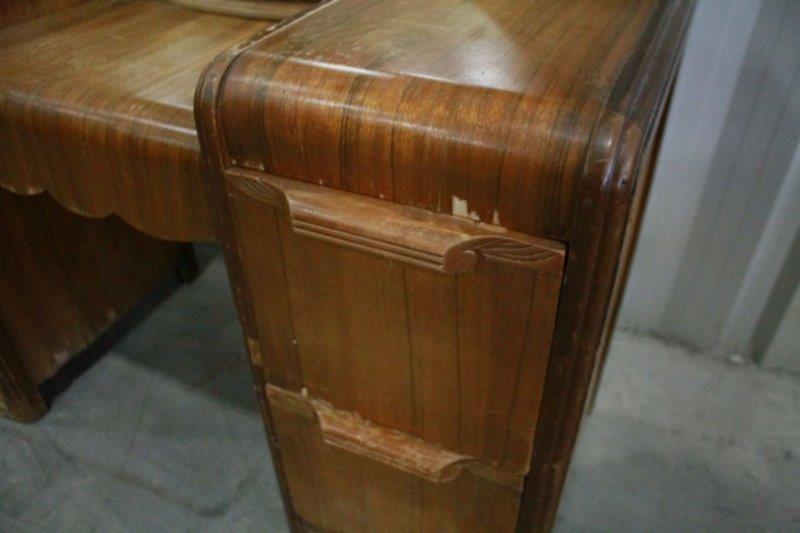 Vintage Art Deco Waterfall Vanity