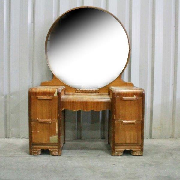 Vintage Art Deco Waterfall Vanity
