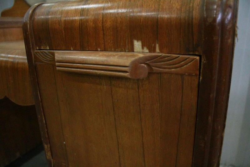 Vintage Art Deco Waterfall Vanity
