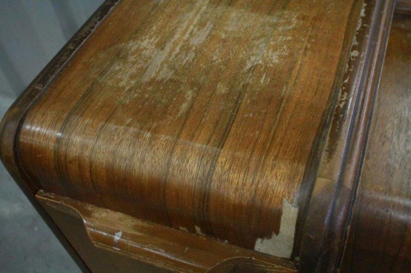 Vintage Art Deco Waterfall Vanity