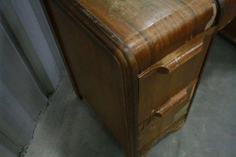 Vintage Art Deco Waterfall Vanity