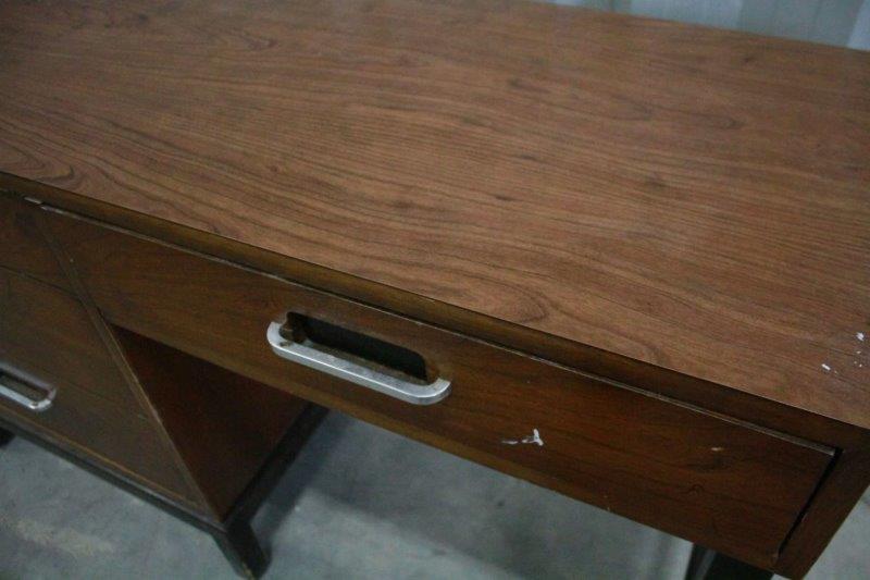 Vintage Hill-Rom Single-Pedestal Desk