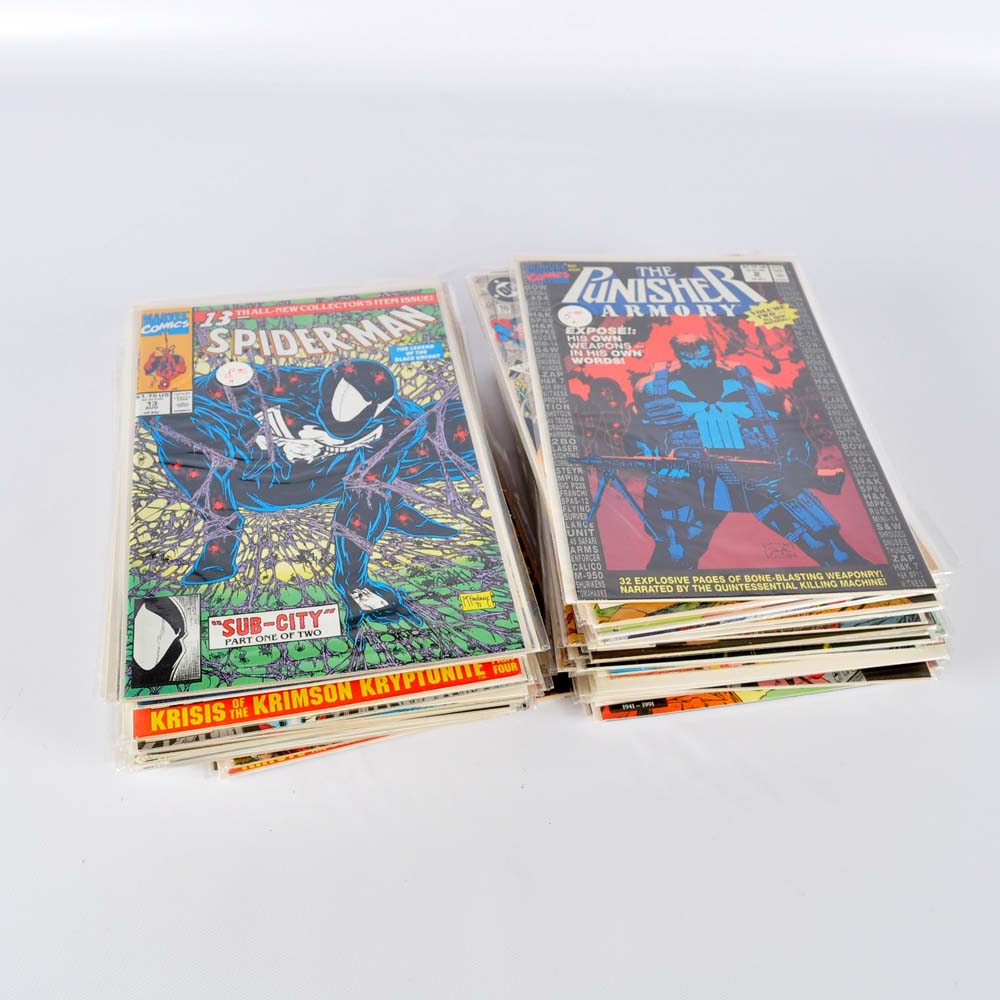 Generous Comic Book Assortment including Marvel and DC Comics