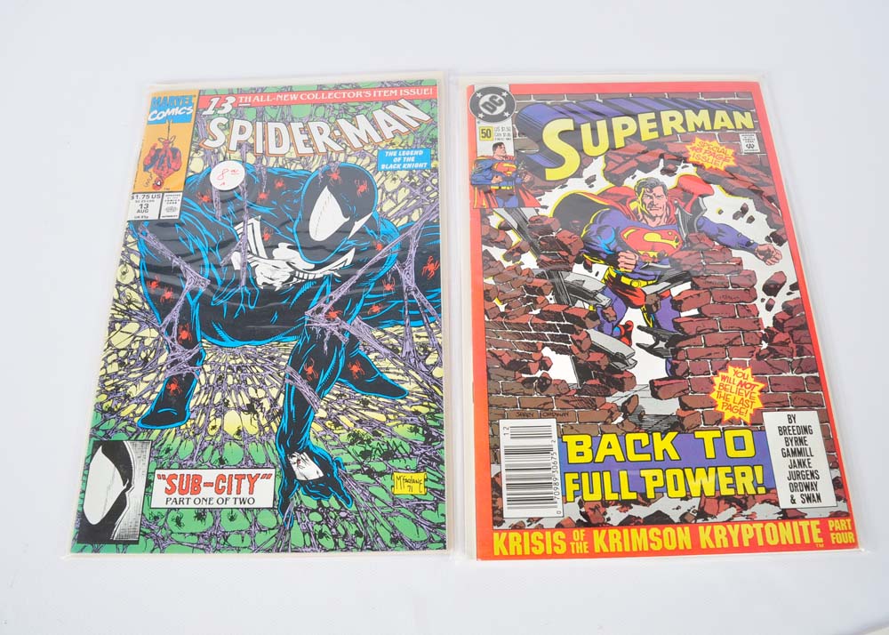 Generous Comic Book Assortment including Marvel and DC Comics
