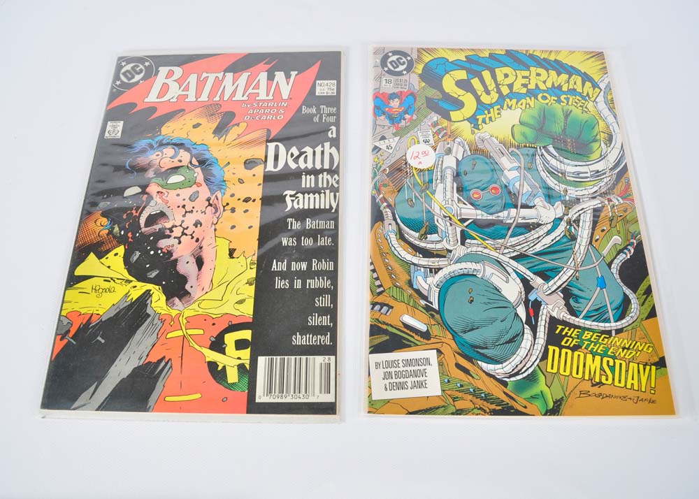 Generous Comic Book Assortment including Marvel and DC Comics