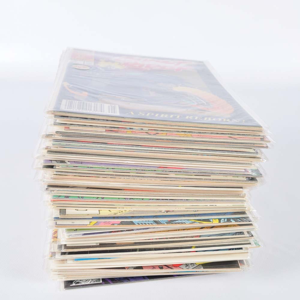 Generous Comic Book Assortment including Marvel and DC Comics