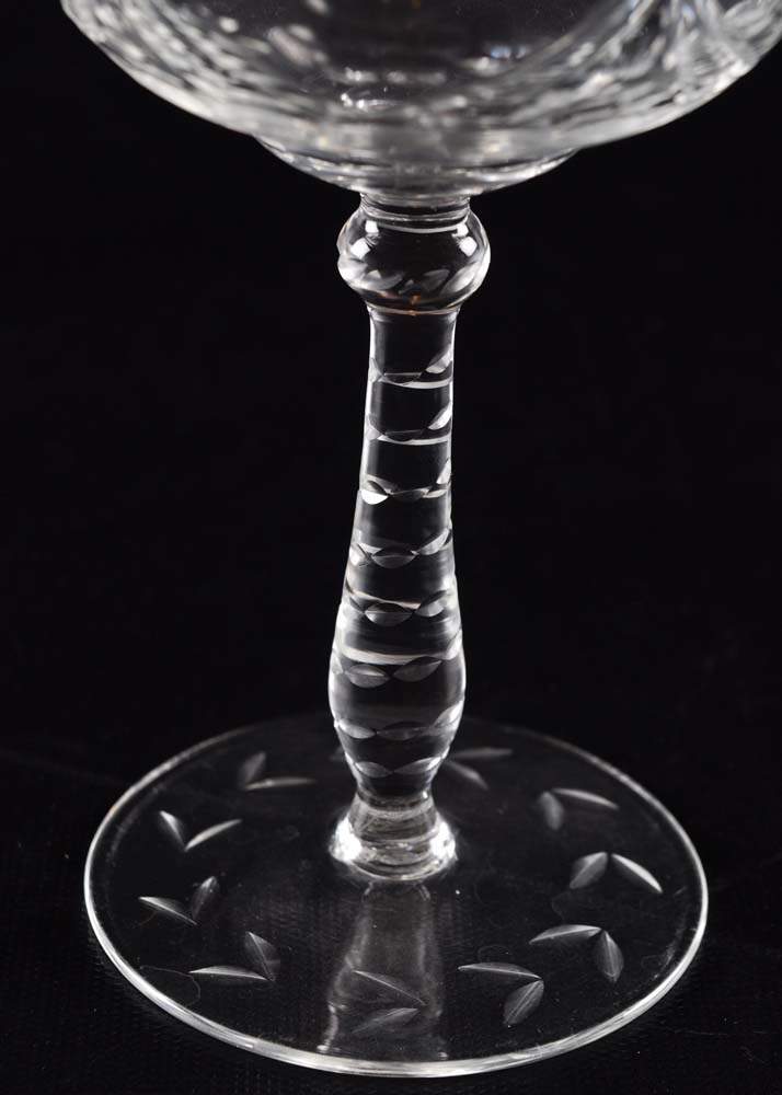 Vintage Crystal Champagne Glasses