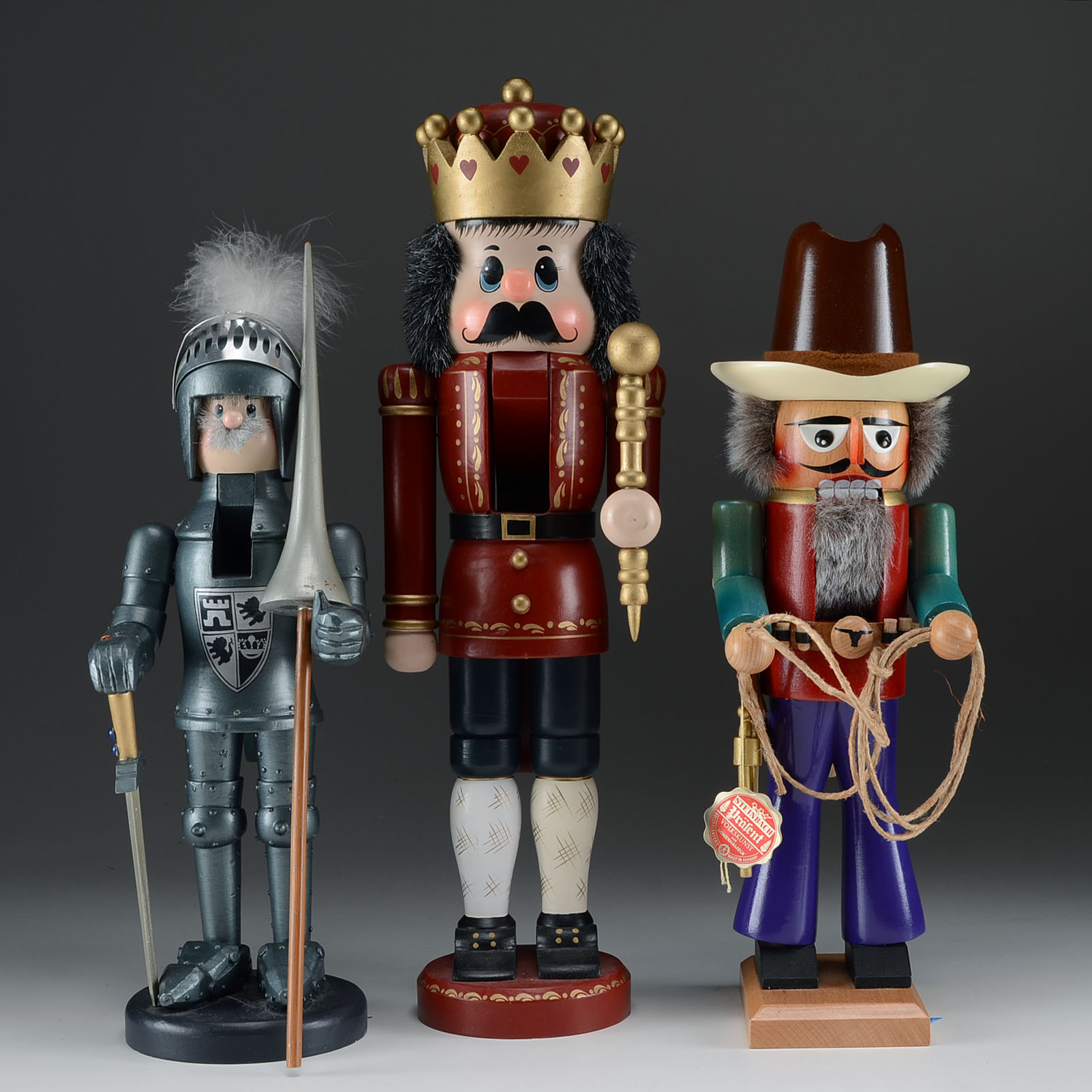 Three Collectible Nutcrackers