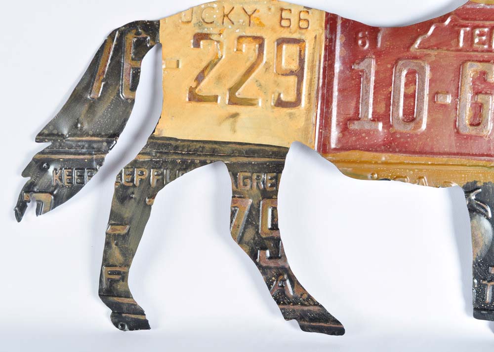 License Plate Wall Plaque