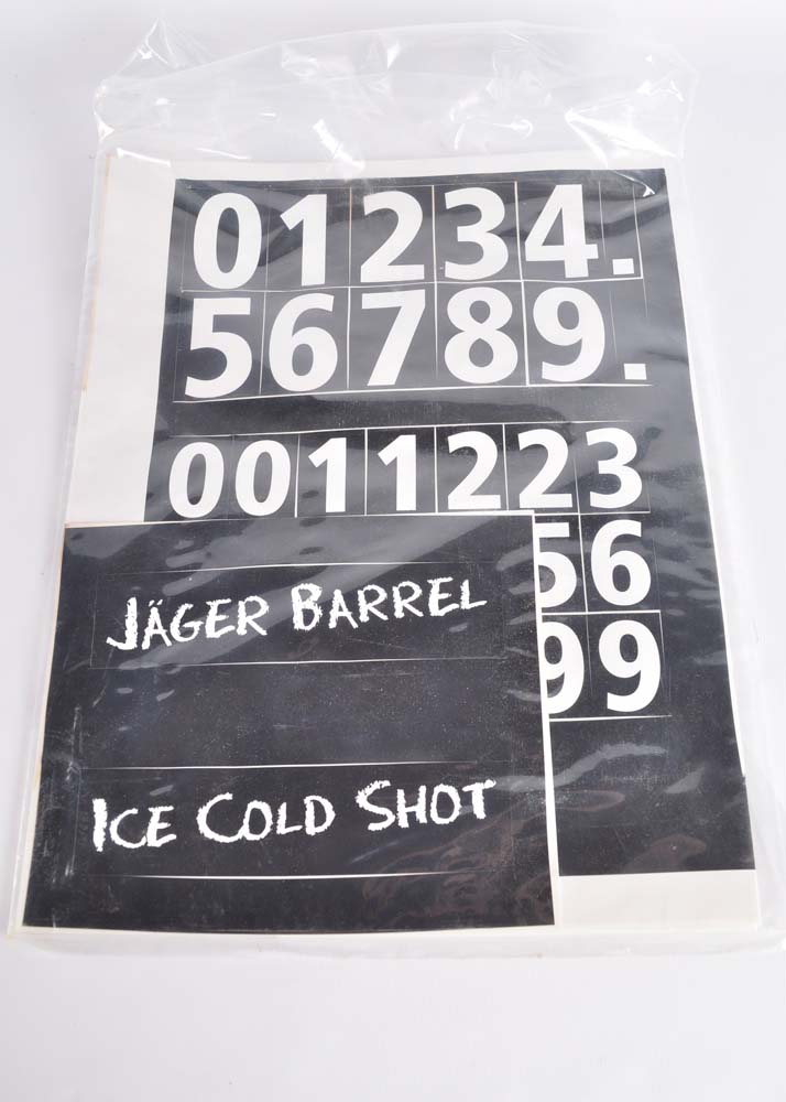 Jagermeister Tin Tray and Signs