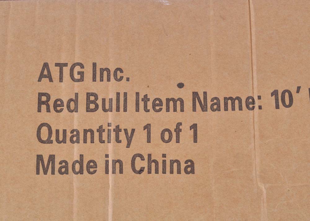 Red Bull Logo Patio Umbrella