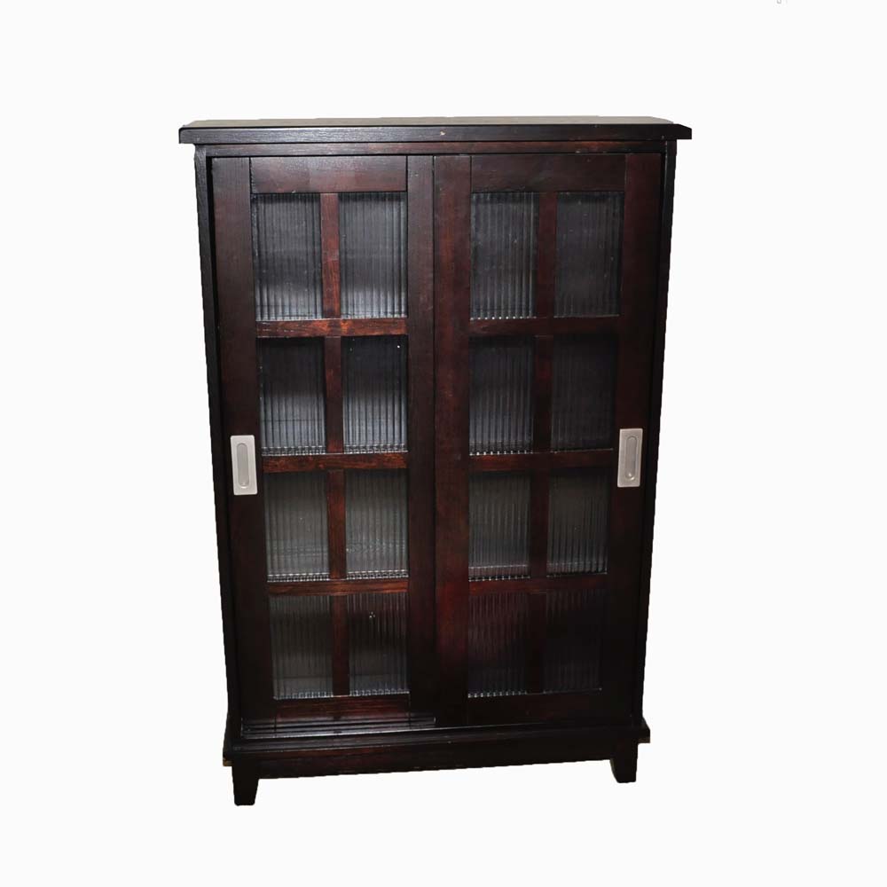 Modern Pine Media Cabinet