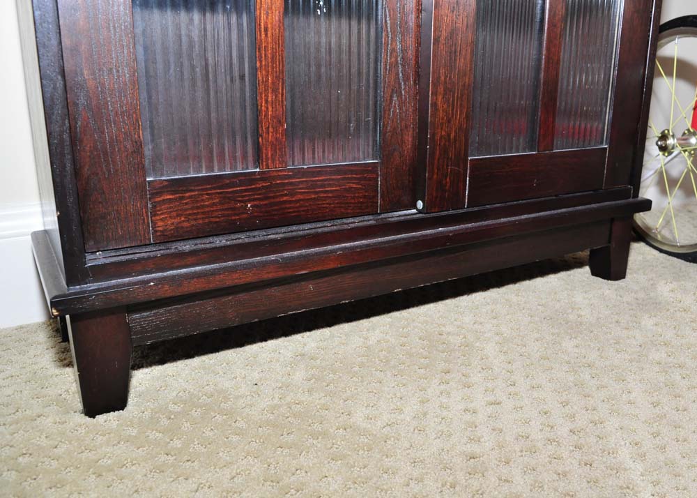 Modern Pine Media Cabinet