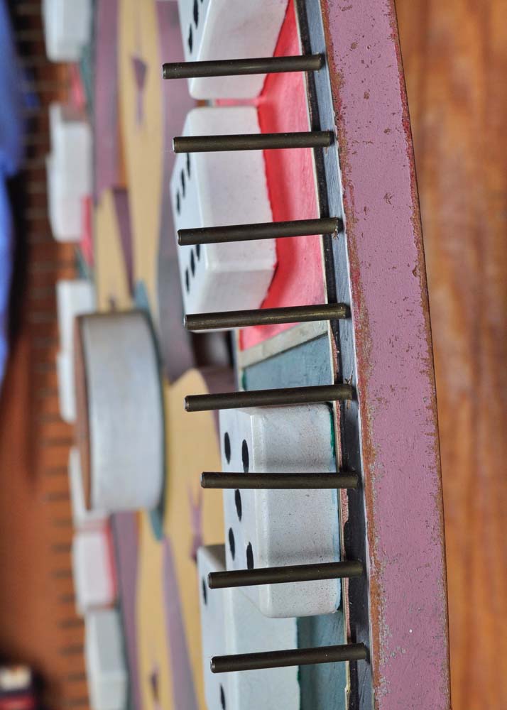 Large Wooden Roulette Wheel