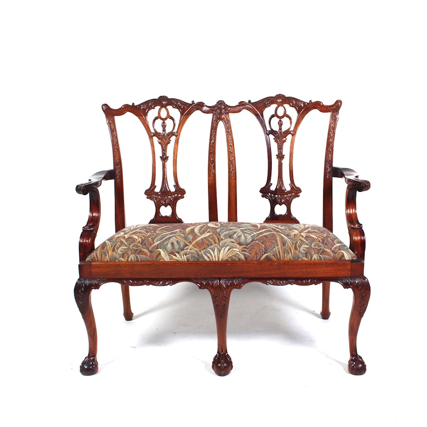 Chippendale Style Settee