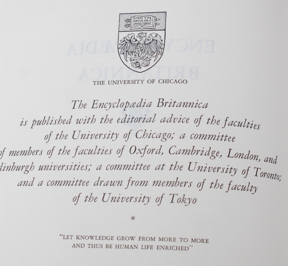 "Encyclopedia Britannica" 200th Anniversary Edition