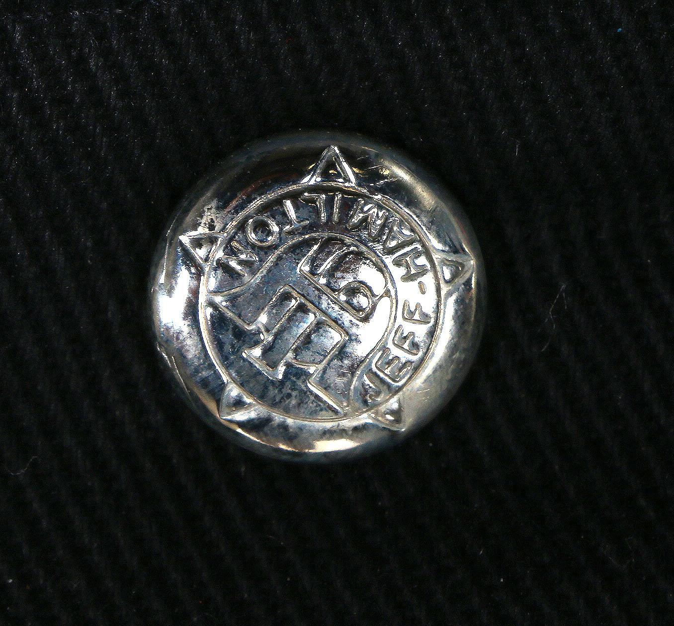 Men's Jeff Hamilton Black Denim and Leather Jacket