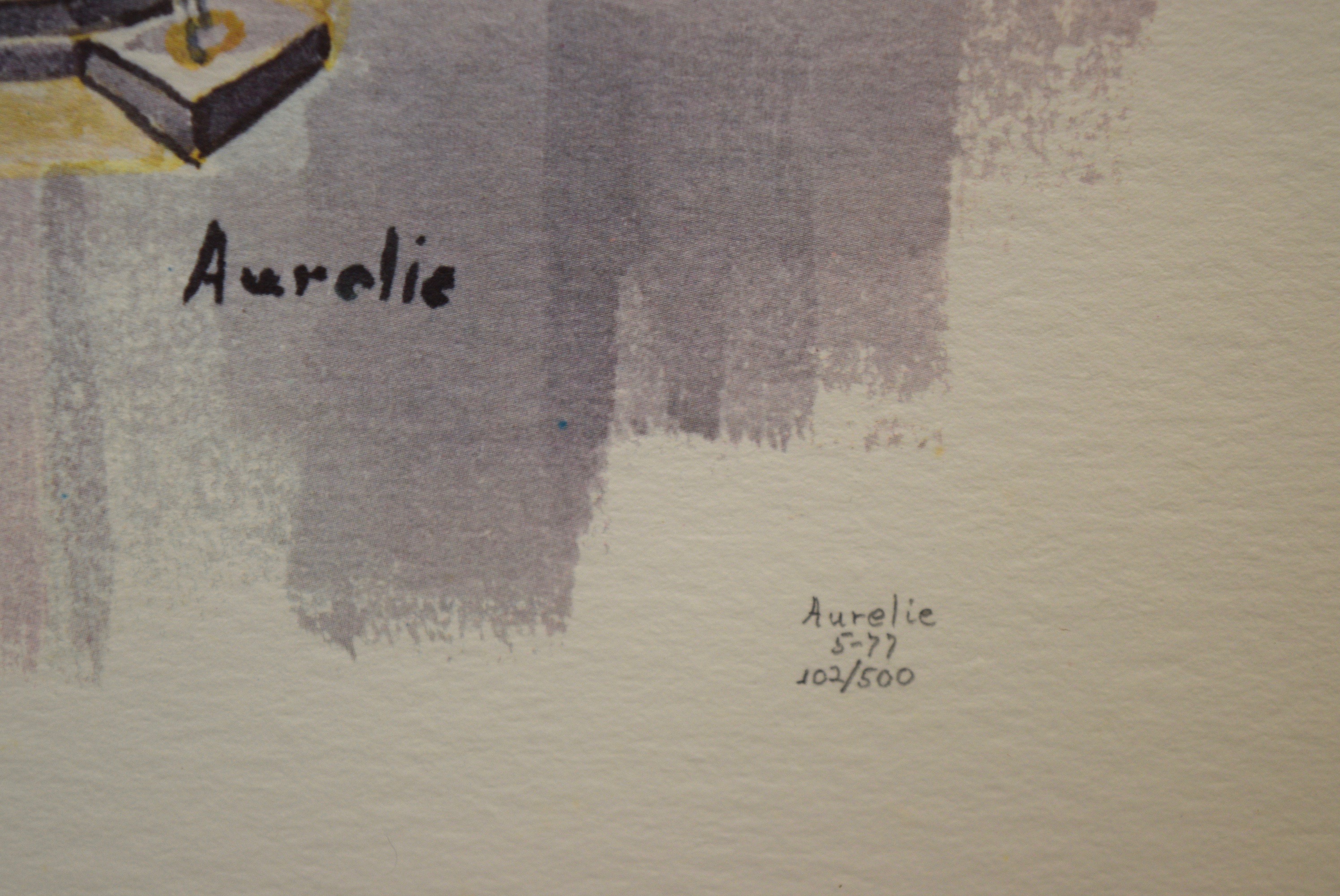 Aurelie Flynn 'Tyler Davidson Fountain' Limited Edition Lithograph