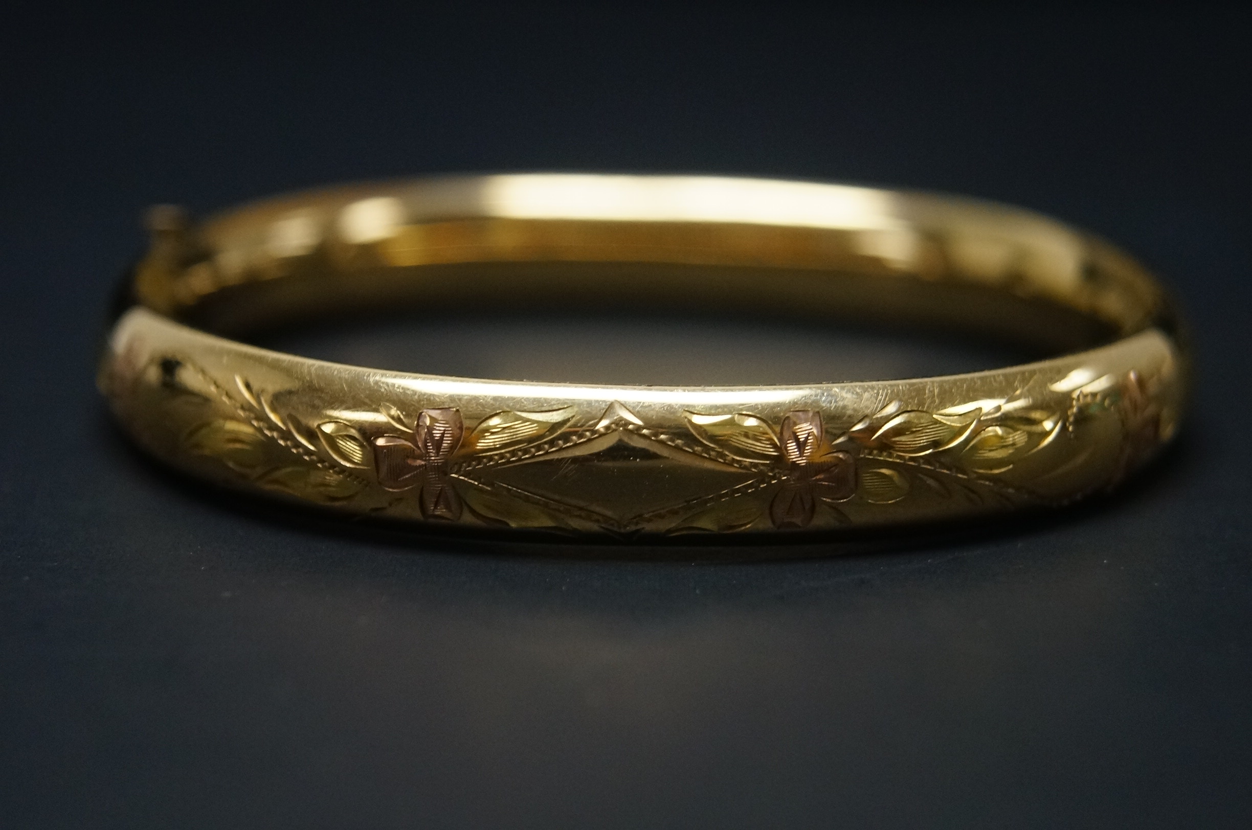 Pair of Vintage 14 Karat Gold Filled Bracelets