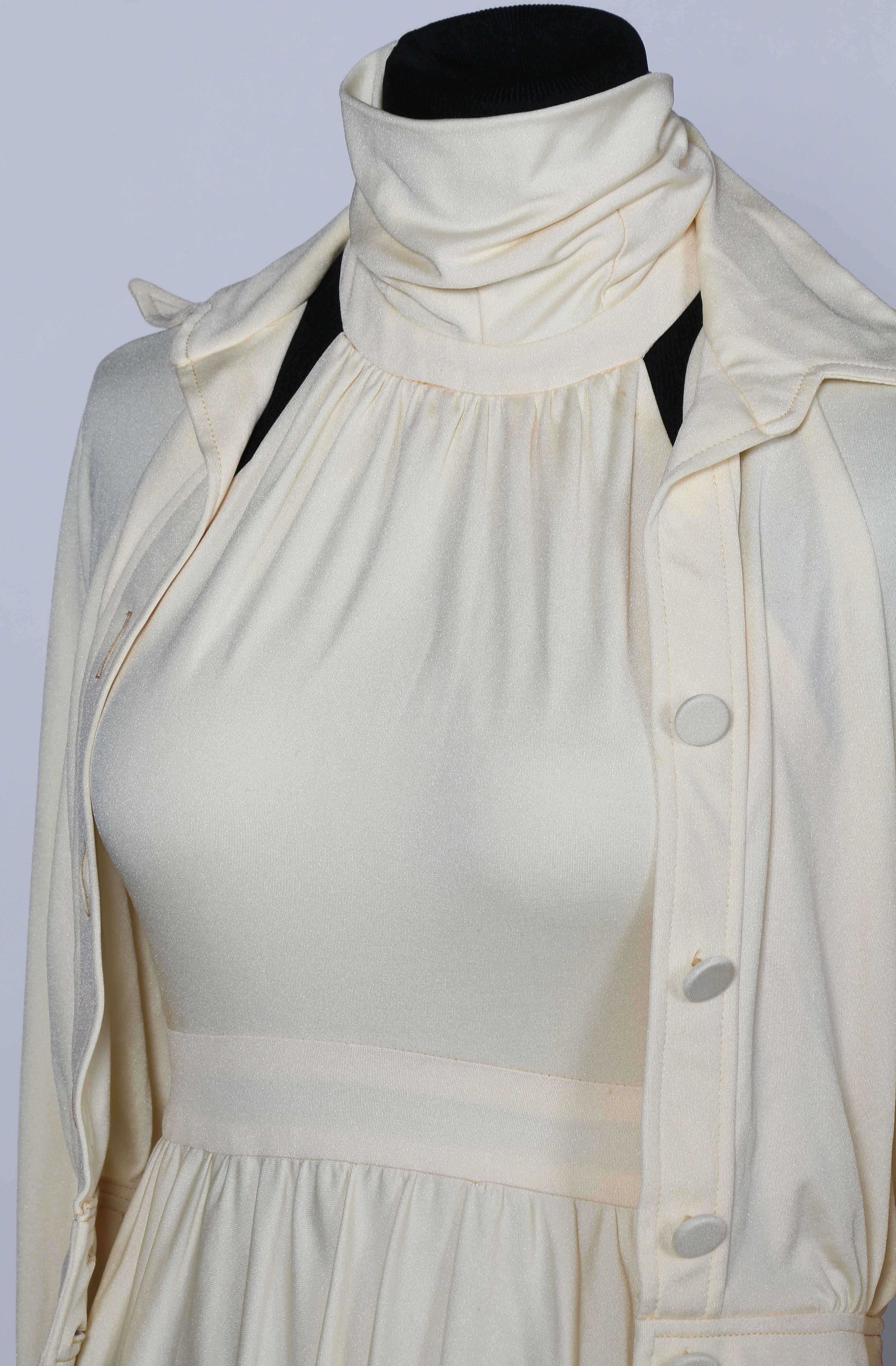 70s Vintage Lillie Rubin Collection 700 Designer Evening Dress Ensemble Tanya Wore at the 1975 CMA Awards Show