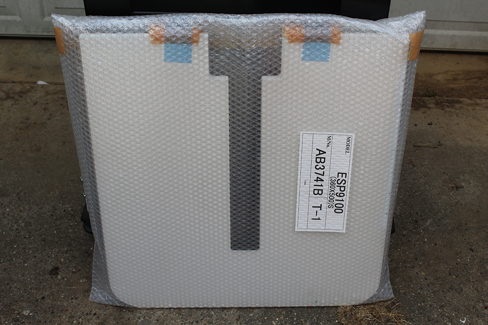 Toyota Expert ESP9100 Net Embroidery Machine with Cart and Attachments