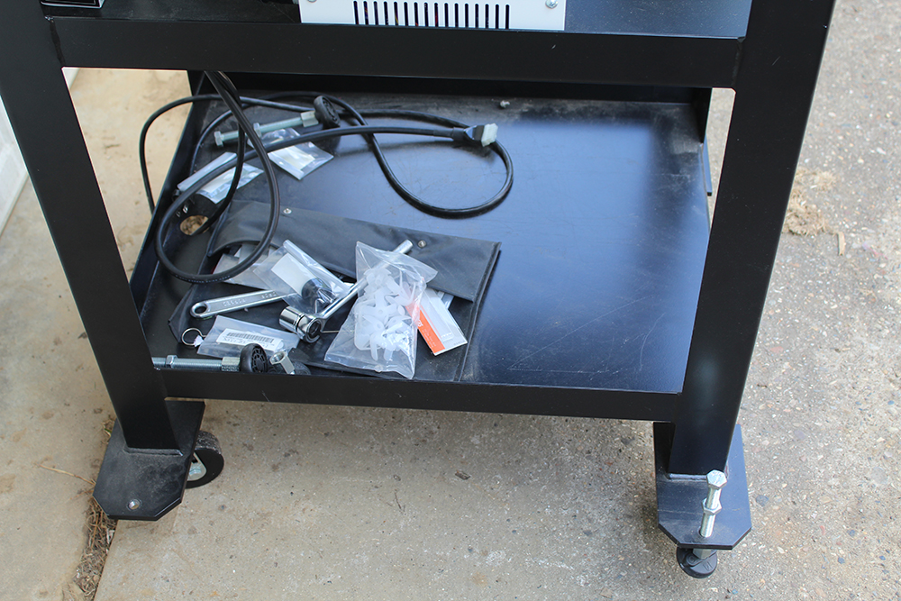 Toyota Expert ESP9100 Net Embroidery Machine with Cart and Attachments