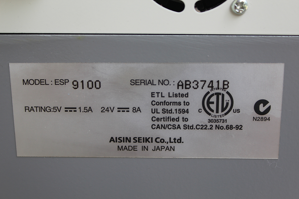 Toyota Expert ESP9100 Net Embroidery Machine with Cart and Attachments