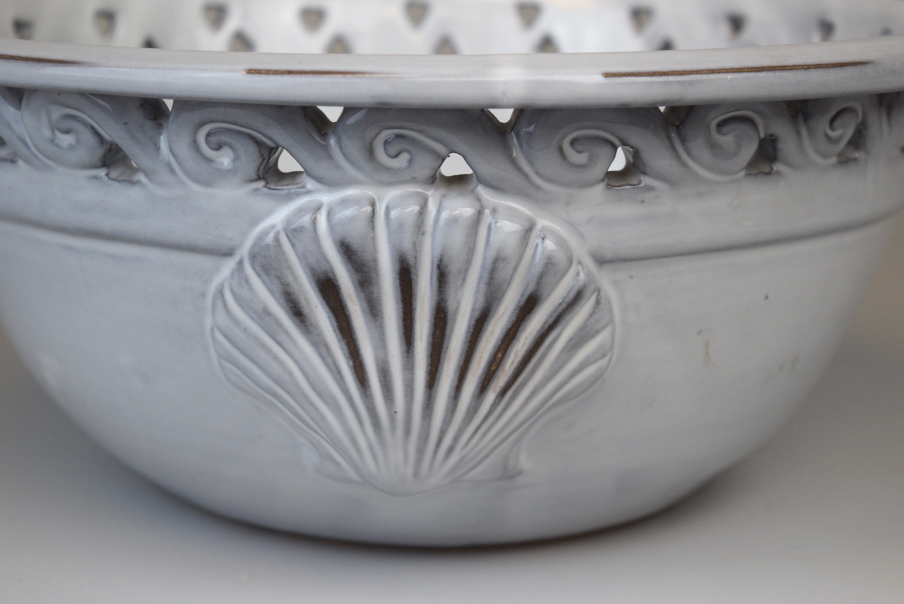 Large Abigails Italy Ceramic Serving Bowl