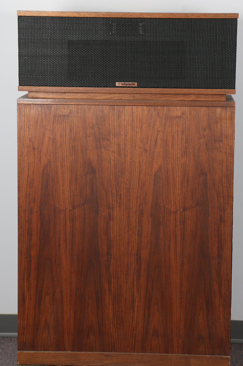 Vintage Klipsch Klipschorn Corner Horn Floorstanding Tower Home Speaker Cabinet