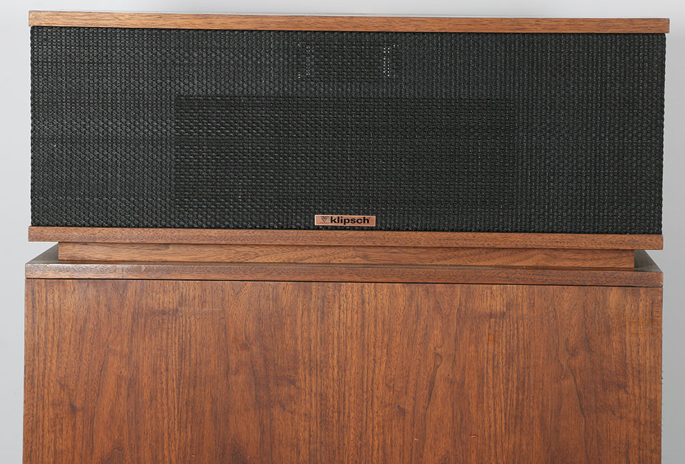 Vintage Klipsch Klipschorn Corner Horn Floorstanding Tower Home Speaker Cabinet