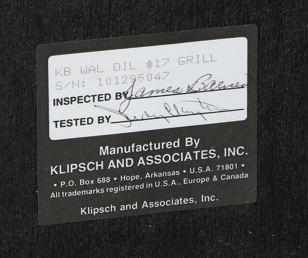 Vintage Klipsch Klipschorn Corner Horn Floorstanding Tower Home Speaker Cabinet