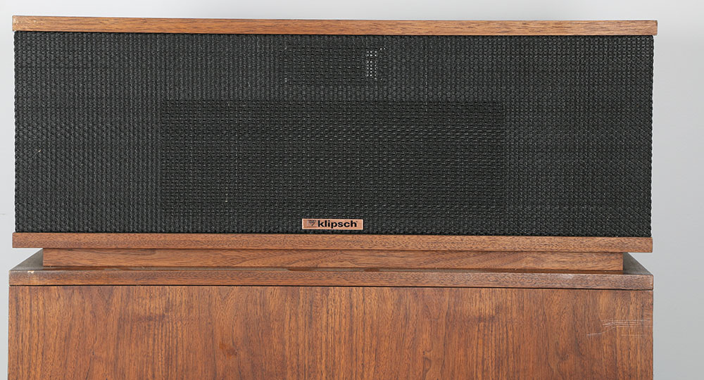 Vintage Klipsch Klipschorn Corner Horn Floorstanding Tower Home Speaker Cabinet