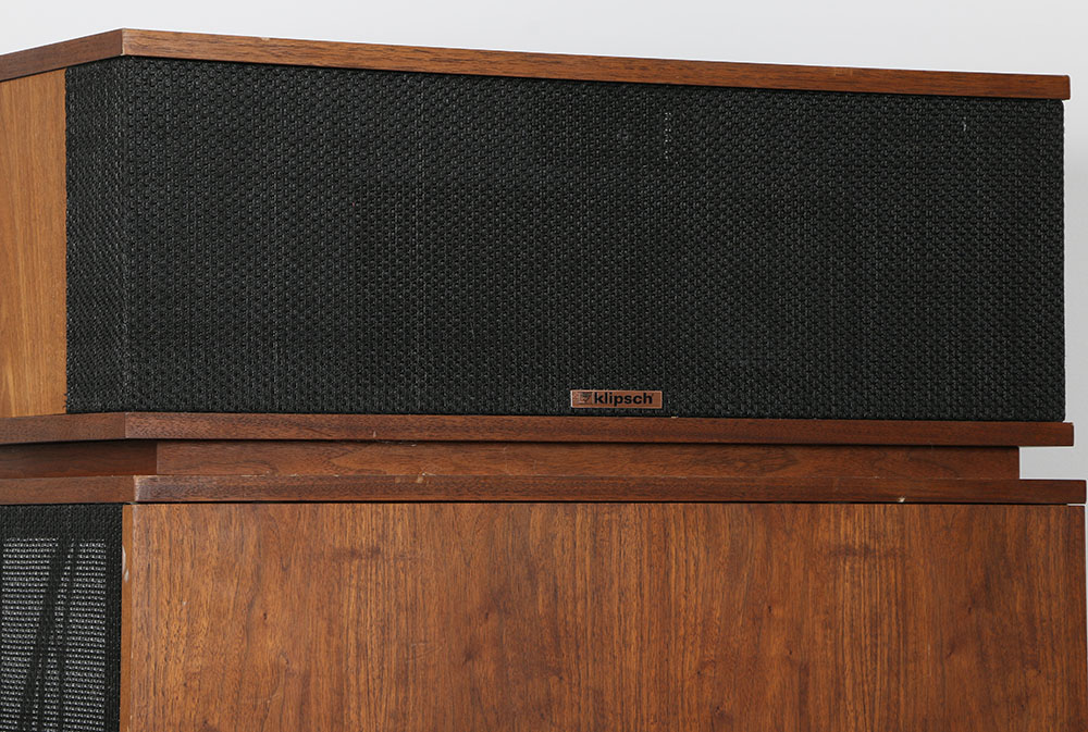 Vintage Klipsch Klipschorn Corner Horn Floorstanding Tower Home Speaker Cabinet