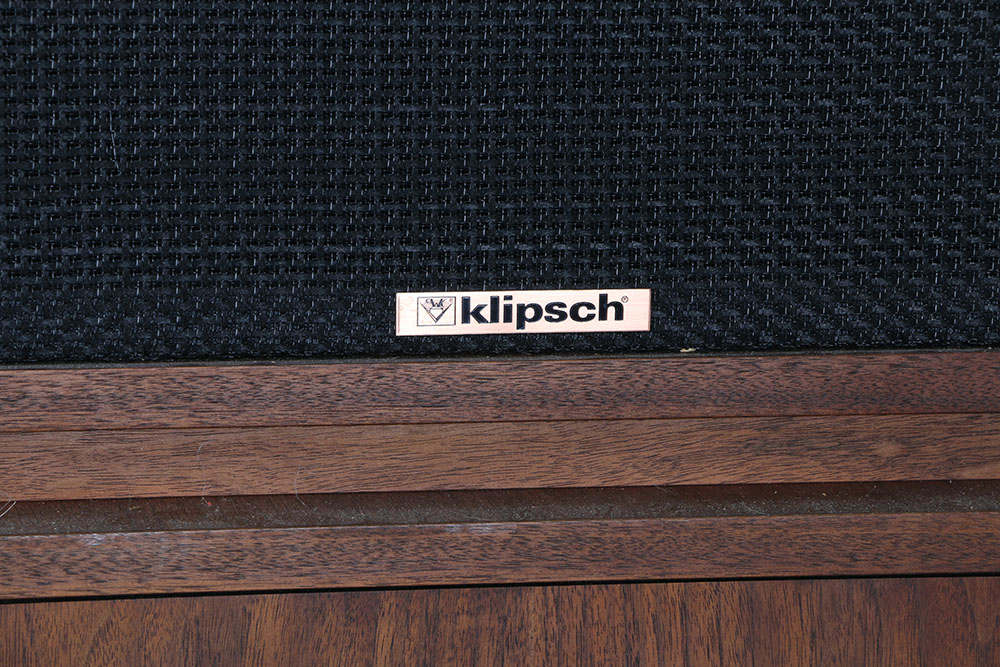 Vintage Klipsch Klipschorn Corner Horn Floorstanding Tower Home Speaker Cabinet