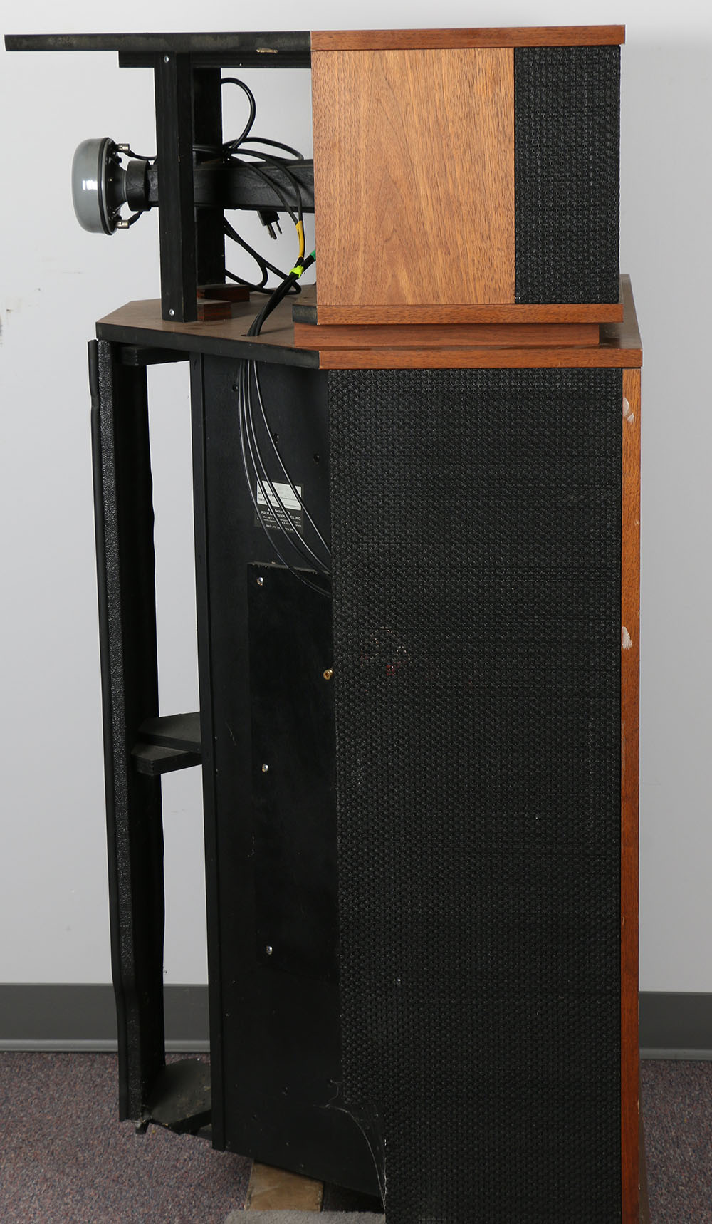 Vintage Klipsch Klipschorn Corner Horn Floorstanding Tower Home Speaker Cabinet