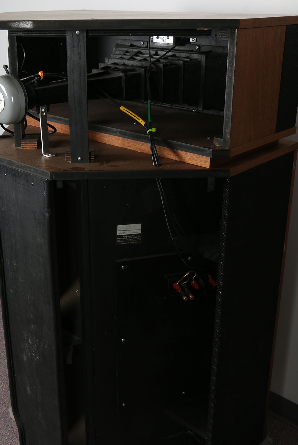 Vintage Klipsch Klipschorn Corner Horn Floorstanding Tower Home Speaker Cabinet