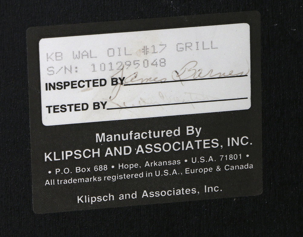 Vintage Klipsch Klipschorn Corner Horn Floorstanding Tower Home Speaker Cabinet