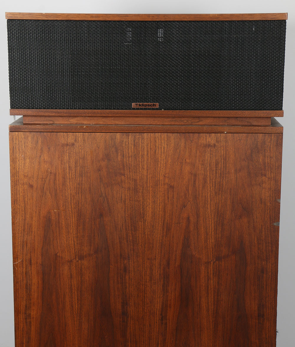 Vintage Klipsch Klipschorn Corner Horn Floorstanding Tower Home Speaker Cabinet