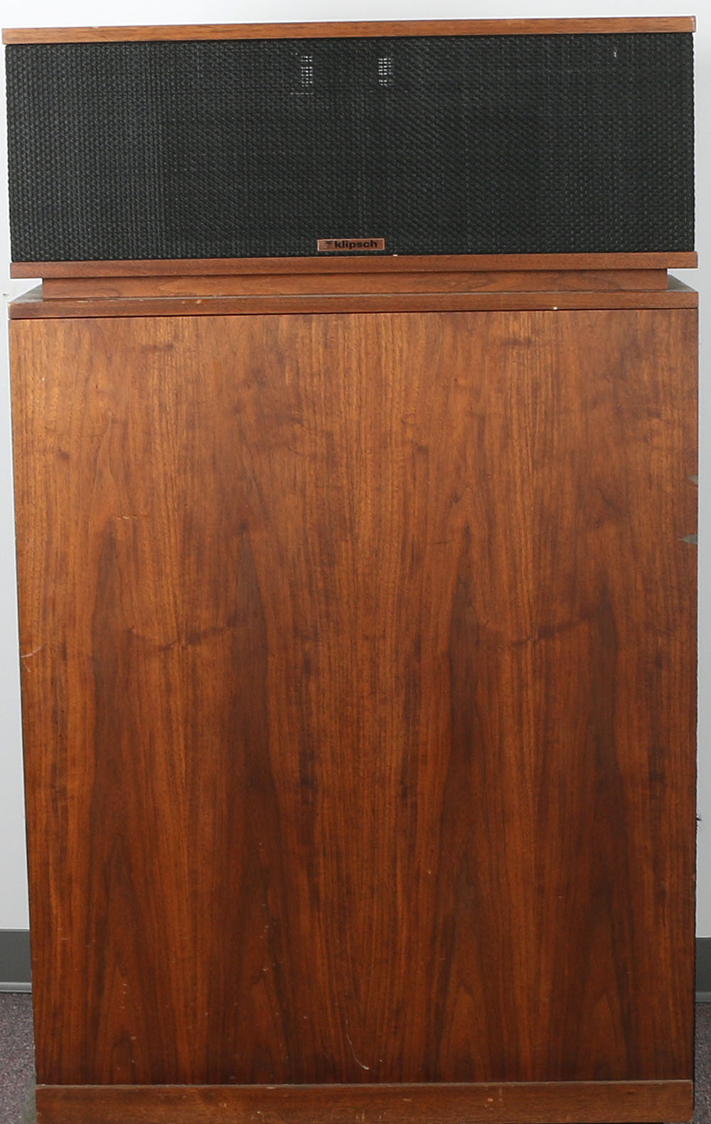 Vintage Klipsch Klipschorn Corner Horn Floorstanding Tower Home Speaker Cabinet